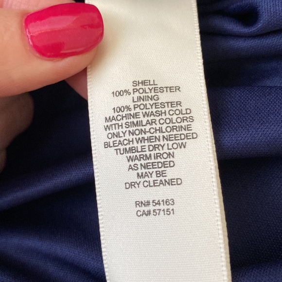 NWT Eliza J Floral Handkerchief Style Hem Dress- Size 6 - Picture 10 of 10